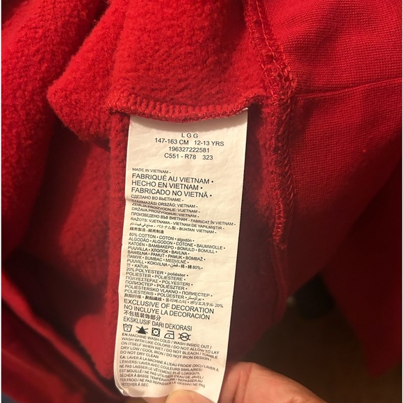 Jordan MJ Brooklyn Big Kids' Fleece Pullover Hoodie Sz L - Picture 5 of 10